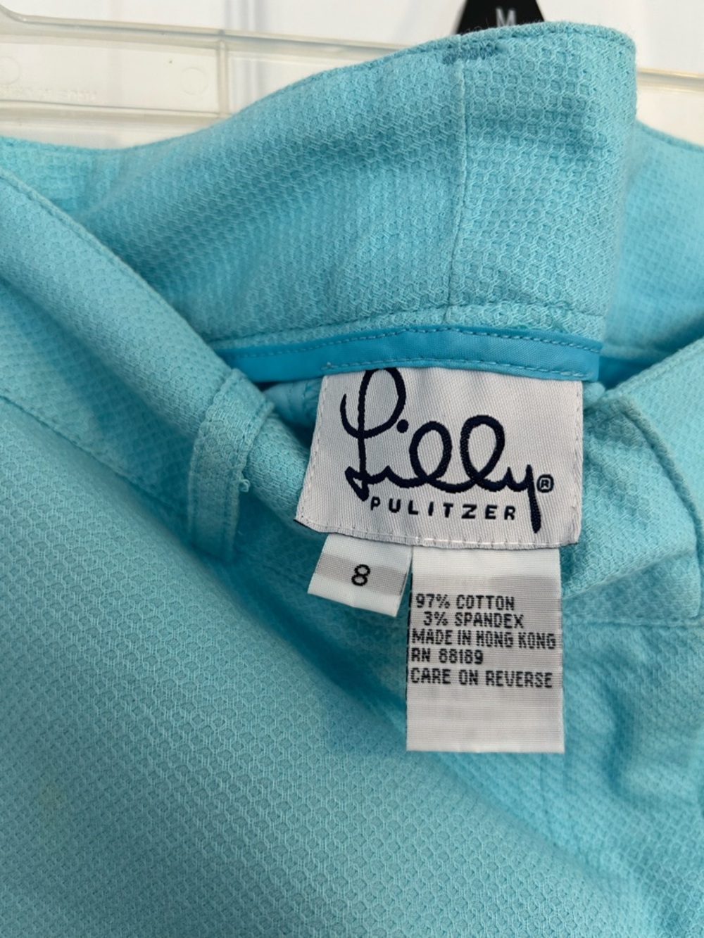 Lily Pulitzer Aqua Cropped Pants - Picture 5 of 5